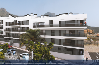 Olympic Residences: exterior view of the building – new build in Adeje, Tenerife