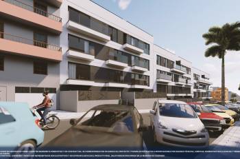 Olympic Residences: street view of the building – new build in Adeje, Tenerife