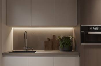 Olympic Residences: kitchen – new build in Adeje, Tenerife