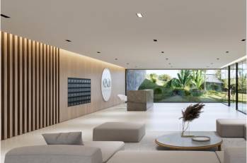 Séjour avec cuisine ouverte dans un appartement de luxe ENA Luxury Homes, Tenerife Sud