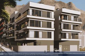 Olympic Residences: exterior view of the building – new build in Adeje, Tenerife