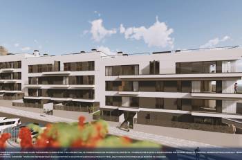 Olympic Residences: exterior view of the building – new build in Adeje, Tenerife