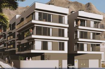 Olympic Residences: exterior view of the building – new build in Adeje, Tenerife