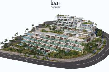 Rendu aérien de ENA Luxury Homes — appartements et penthouses neufs à Tenerife Sud