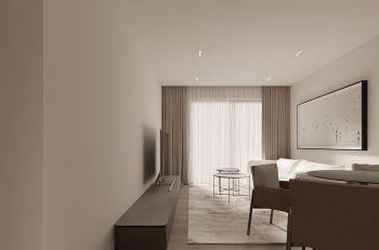 Olympic Residences: living room – new build in Adeje, Tenerife