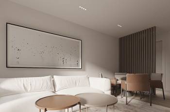 Olympic Residences: living room – new build in Adeje, Tenerife