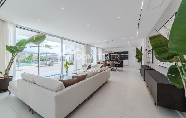 Luxus Wohnzimmer mit Panoramablick La Caleta Villa