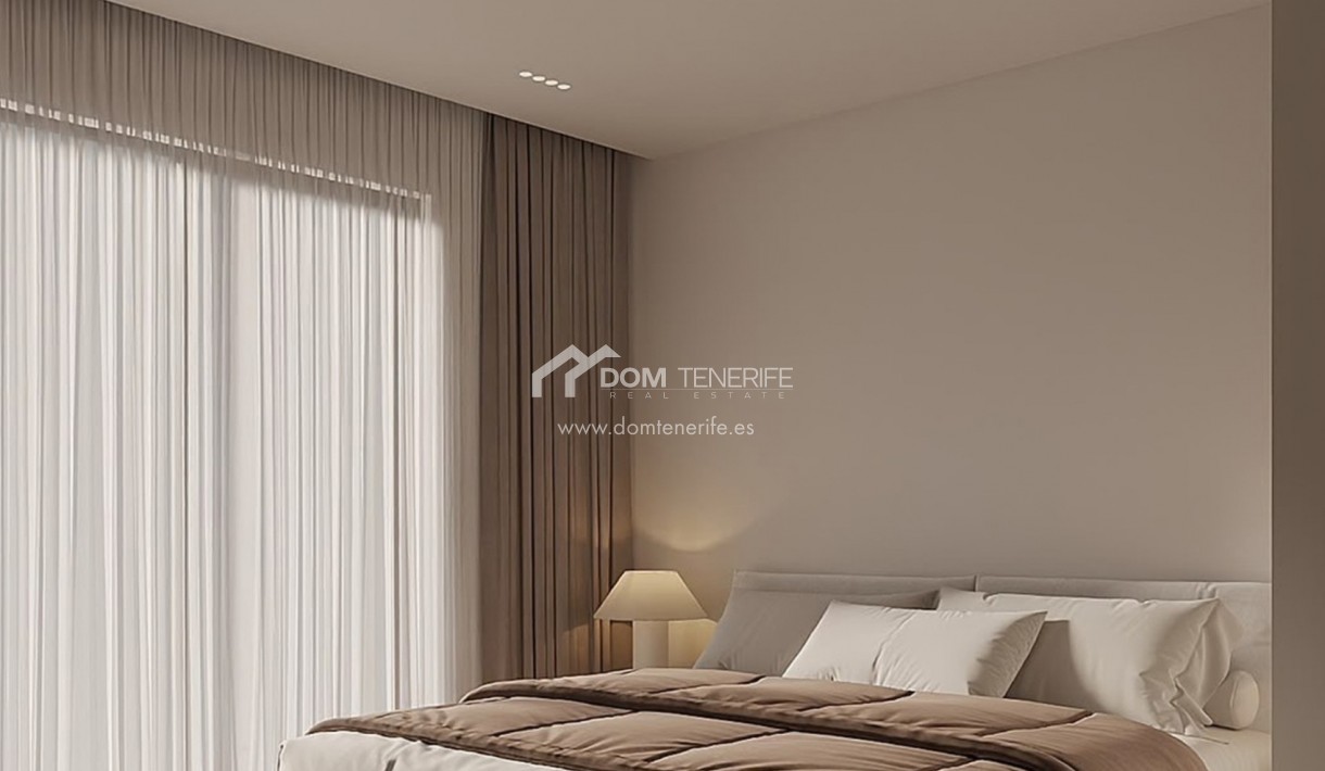 Olympic Residences 106: master bedroom – new build in Adeje, Tenerife