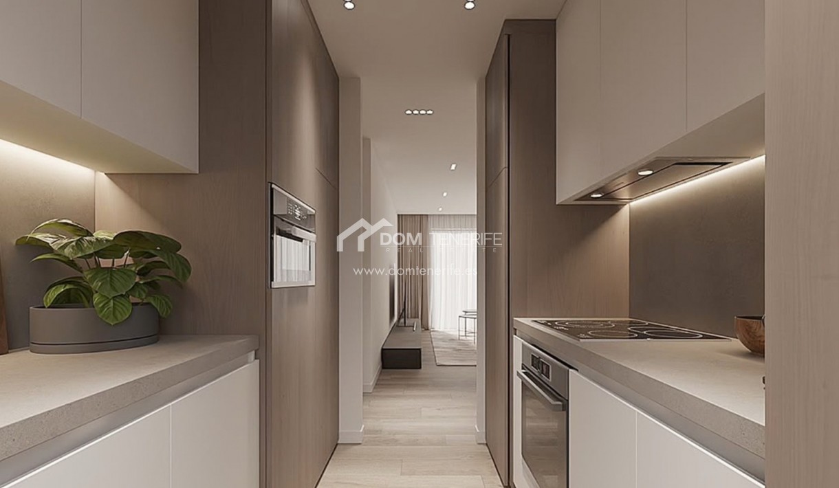 Olympic Residences 106: kitchen – new build in Adeje, Tenerife