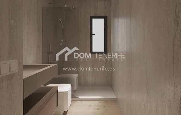 Olympic Residences 107: bathroom with shower – new build in Adeje, Tenerife