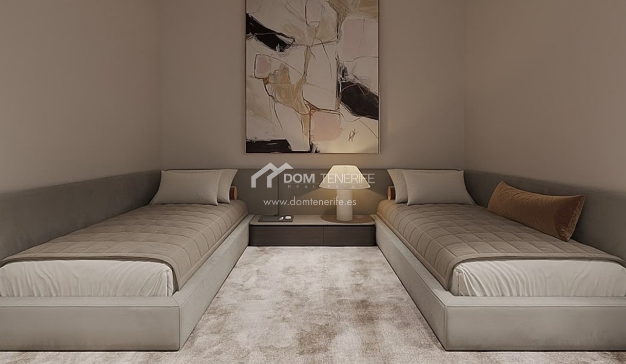 Olympic Residences 109: twin bedroom – new build in Adeje, Tenerife
