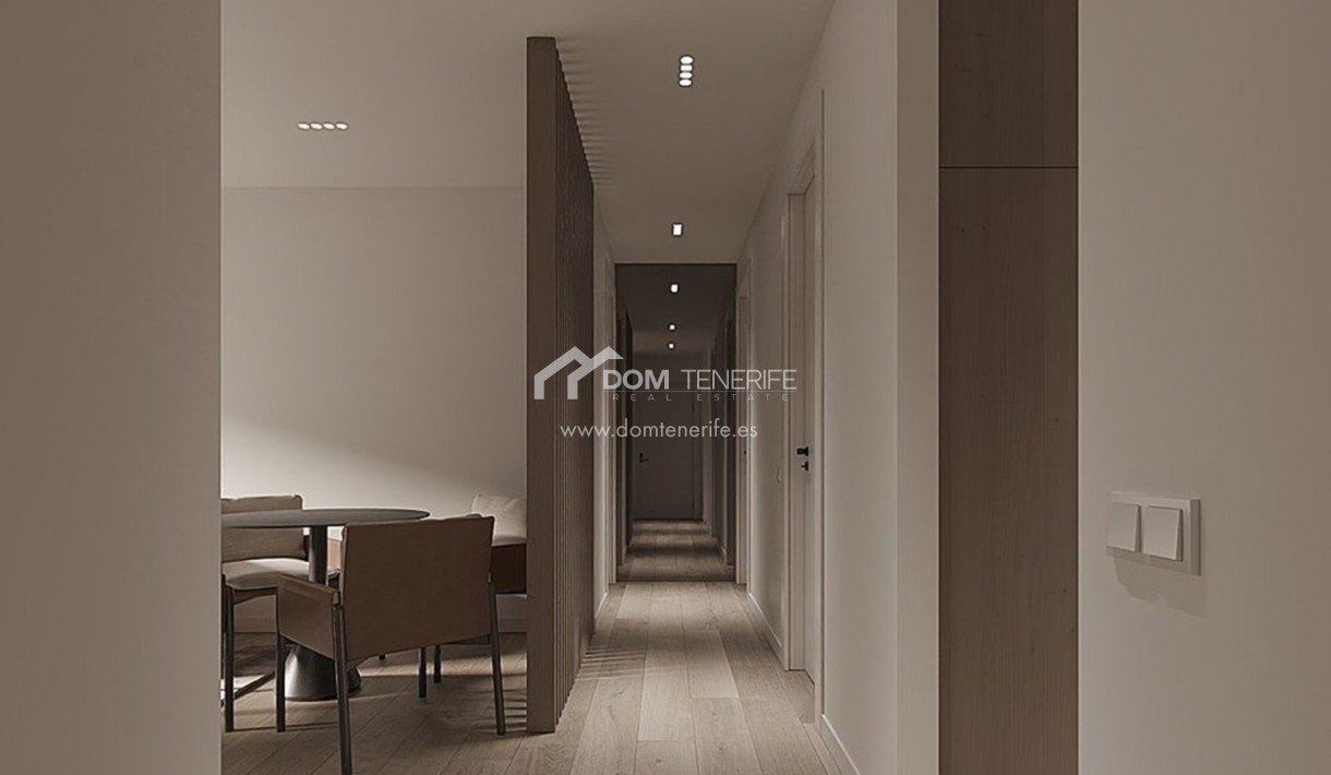 Olympic Residences 109: hallway and dining area – new build in Adeje, Tenerife