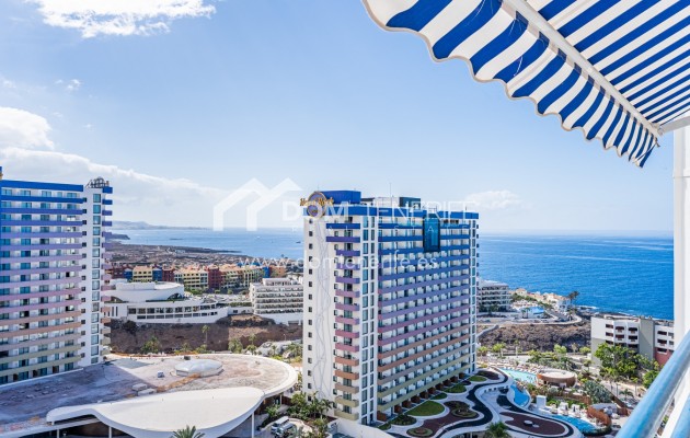 Paraíso del Sur: Panoramablick auf die Küste von der Terrasse – Wohnung zu verkaufen in Playa Paraíso, Teneriffa