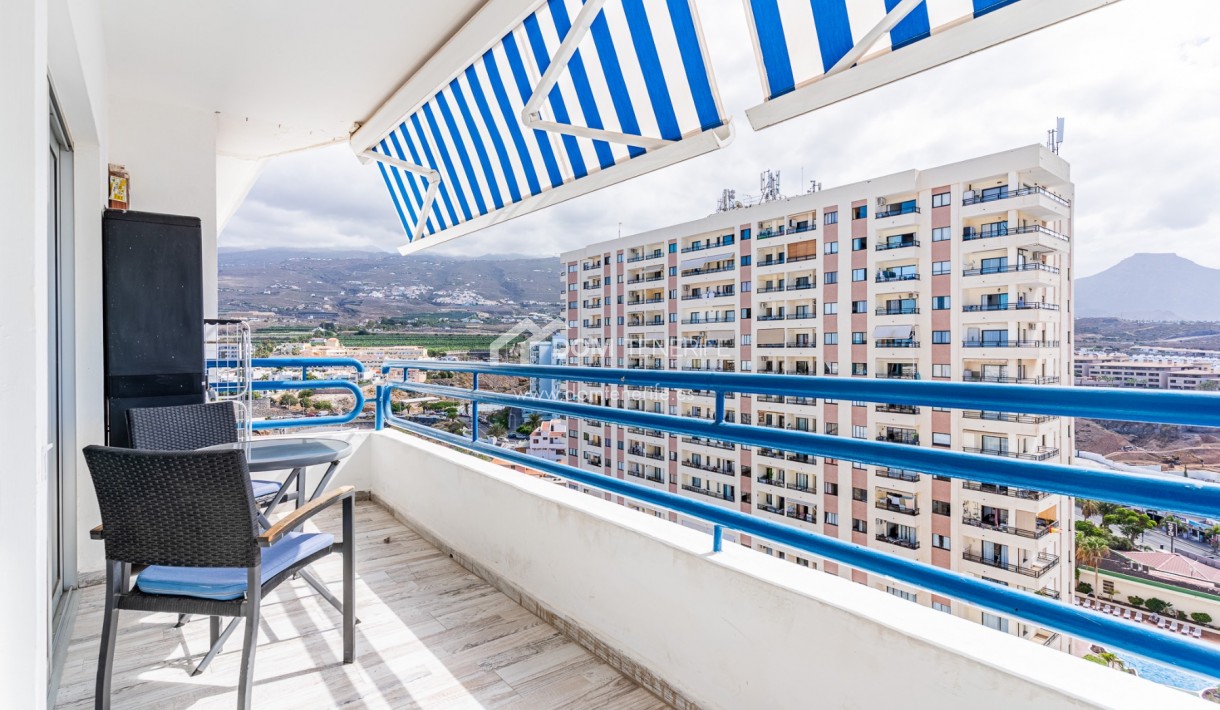 Paraíso del Sur: Terrasse mit Bergblick – Wohnung zu verkaufen in Playa Paraíso, Teneriffa