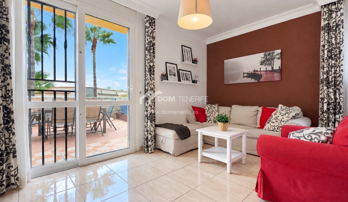 Maison de ville Roque del Conde: terrasse – maison de ville à vendre à Roque del Conde, Tenerife