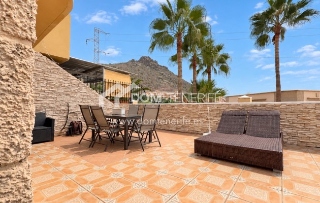 Maison de ville Roque del Conde: terrasse – maison de ville à vendre à Roque del Conde, Tenerife