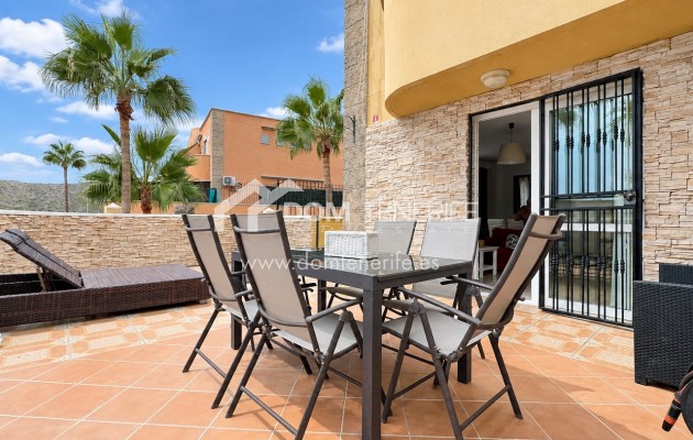 Maison de ville Roque del Conde: terrasse – maison de ville à vendre à Roque del Conde, Tenerife