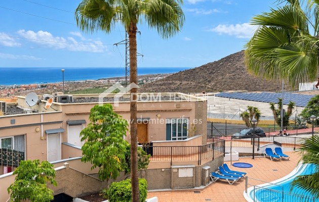 Maison de ville Roque del Conde: terrasse – maison de ville à vendre à Roque del Conde, Tenerife