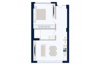 Olympic Residences 110: Grundriss der Wohnung – Neubau in Adeje, Teneriffa