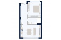 Olympic Residences 114: plano de la vivienda – obra nueva en Adeje, Tenerife
