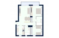 Olympic Residences 205: plano de la vivienda – obra nueva en Adeje, Tenerife