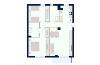 Olympic Residences 209: plano de la vivienda – obra nueva en Adeje, Tenerife