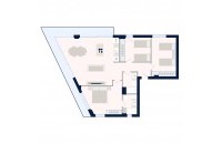 Olympic Residences 301: plano de la vivienda – obra nueva en Adeje, Tenerife