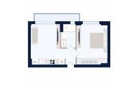 Olympic Residences 304: plano de la vivienda – obra nueva en Adeje, Tenerife