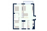 Olympic Residences 306: plano de la vivienda – obra nueva en Adeje, Tenerife