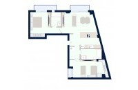 Olympic Residences 307: Grundriss der Wohnung – Neubau in Adeje, Teneriffa