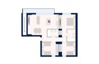 Olympic Residences 402: plano de la vivienda – obra nueva en Adeje, Tenerife