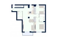 Olympic Residences 409: plano de la vivienda – obra nueva en Adeje, Tenerife